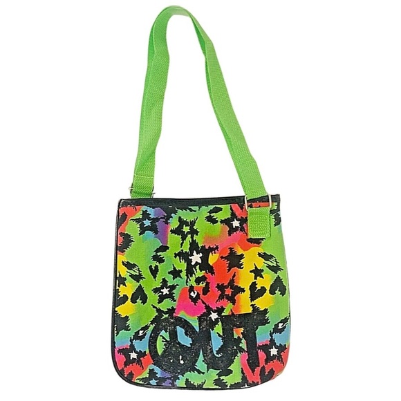 Girls Cross Body Bag Purse Sparkle Peace Groovy Colors NEW 🔥Bundle & Save 25%🔥 - Picture 2 of 13